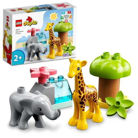LEGO Duplo Town - African Animals - Toy, Gift, Birthday, Building Blocks, Educat