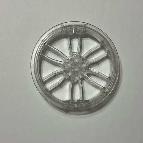 LEGO Wheel 75mm D. x 17mm Motorcycle 88517 Trans-Clear x1
