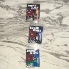 LEGO Kodak Black Minifigure Lot of 3 Plastic Figures Blister Pack Age 4+