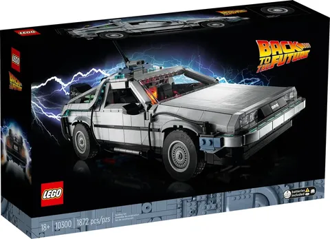 LEGO 10300 ICONS Back to the Future Time Machine DeLorean NEW / SEALED