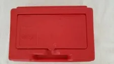 1980s Red Lego Carry Case Storage Container Made In USA 11.5”X7.5”X3 Vintage 