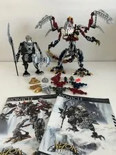 Lego Bionicle Vezon And Kardas 10204 With Instructions Authentic Cape