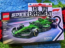 LEGO SPEED CHAMPIONS Aston Martin Aramco F1 AMR24 Race Car (77245) 269pc