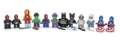 Lego Minifigures Mighty Micros Lot of 12 Minifigs Batman Catwoman Hulk Ultron ++