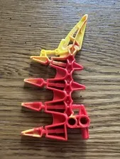 LEGO 61807pb01 Bionicle Weapon Small Blade 4 Spikes Marbled Red XPlode 7147