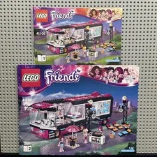 LEGO Friends Pop Star Tour Bus 41106 Instruction Guide Book 1 And 2 MANUALS ONLY