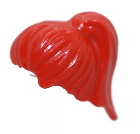 LEGO Red Minifigure Hair Female Ponytail Classic Town woman girl 6093 609371