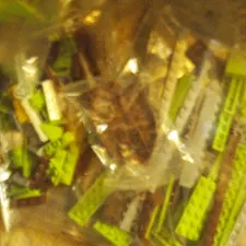 Knock Off Lego Helicopter Pieces And Sealed Bags With No Instructions Or Box