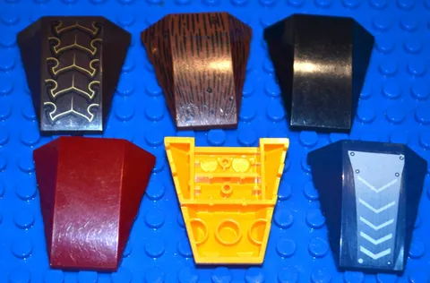 LEGO #47753 Wedge w/o Studs Triple Curve Vehicle 4x4 (6pc)