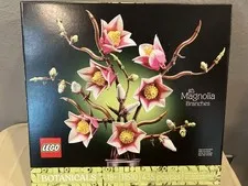 LEGO Botanicals Magnolia Branches 11510, 435 Pc Artificial Floral Building Set