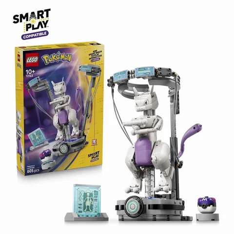 LEGO® Pokémon™ SMART Play™: Mewtwo’s Lab Break -Pre-sale -  Ships 8/5/26