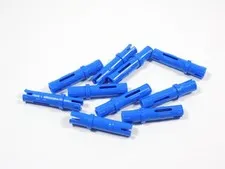 LEGO Lot of 10 Blue Technic Long Pins S6