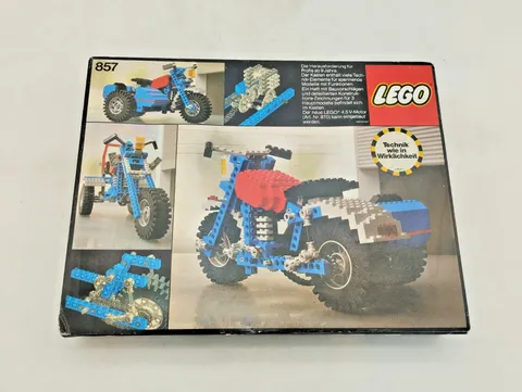 LEGO 857 Motorcycle New Sealed MISB Technic Technic 1979 Vintage 70s 1970s