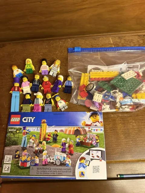 LEGO City People Pack Fair (60234) 100% Pieces Complete With Nice Book