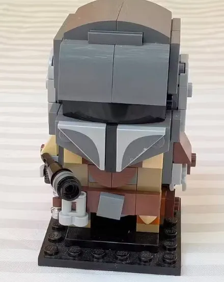LEGO BrickHeadz Star Wars ~ THE MANDALORIAN Build [ONLY] From Set #75317