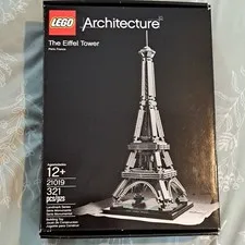 LEGO Architecture Eiffel Tower 21019 Landmark Series w/ Box RETIRED