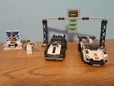 LEGO Speed Champions Bundle/Lot – Ford GT40, Ford GT, Camaro, Audi R18 + Race Ac