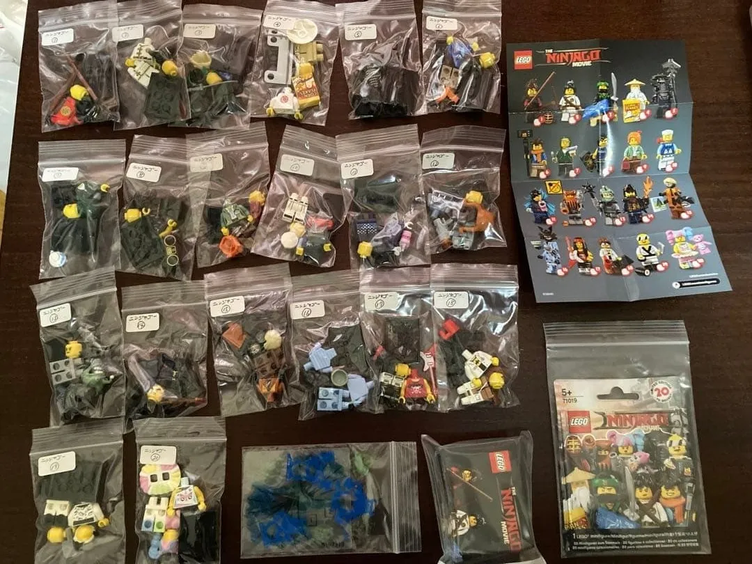 LEGO Minifigure NINJAGO Movie Lot Set Bulk Sale 71019 Complete