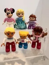 Lot 6 Disney Lego Duplo Minnie Mouse Sofia The First Doc McStuffins Elsa Figures