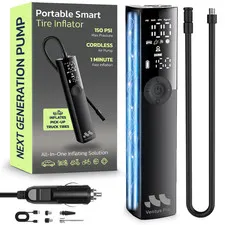 Ventus Pro Tire Inflator Portable Air Compressor 3X Faster 150Psi Air Pump For