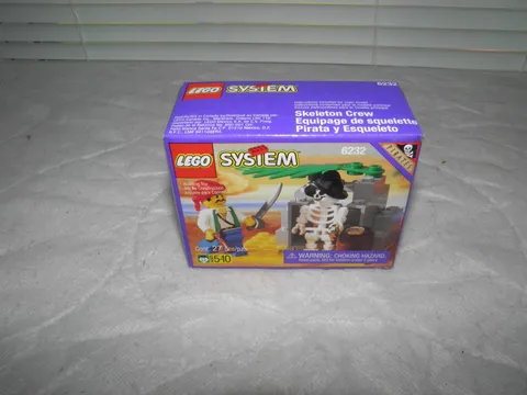 LEGO 6232 Skeleton Crew Pirates New In Sealed Box 1996