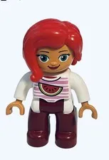 Lego Duplo Girl Woman Watermelon Shirt Outfit Pants Figure Replacement