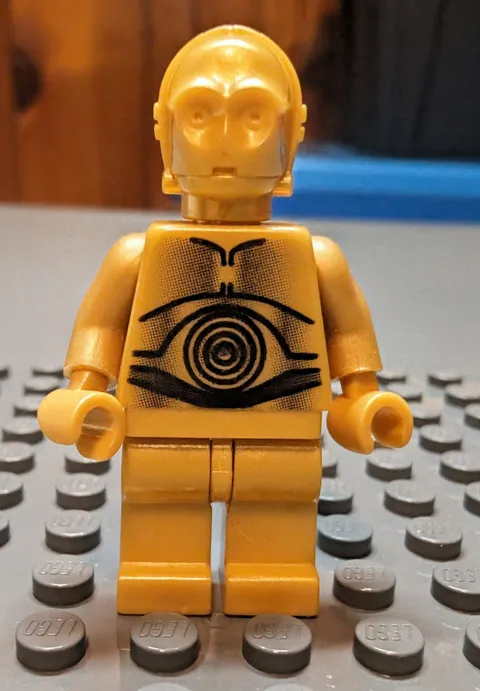 LEGO Star Wars C-3PO Minifigure Gold w/ Gold Hands sw0161a