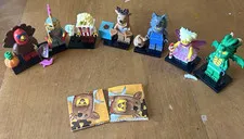 LEGO Minifigures Series 23 Lot of 7 w/ Accessories Reindeer 71034