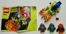 LEGO Power Miners: 8956 Stone Chopper, PM001 Boulderax, PM025 Firax Rock Monster