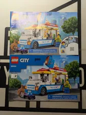 LEGO City Ice- Cream Truck 60253 Instruction Manuals Only! No Bricks! 2020