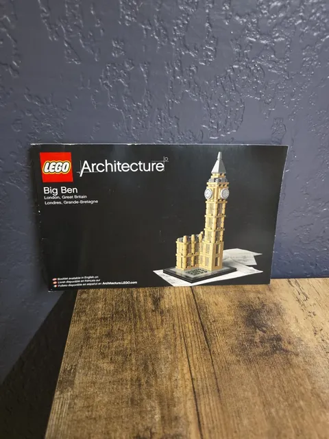 LEGO Architecture 21013 Big Ben Instruction Manual ONLY 2012 Booklet