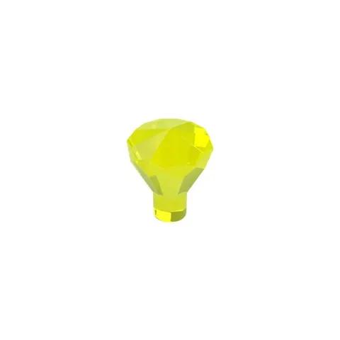 LEGO 95x Trans- Neon Green Rock 1 x 1 Jewel 24 Facet inv.640