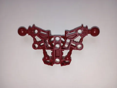 1 piece Bionicle Lego part 53564 in Dark Red Piraka Style Torso n 2 Ball Joints
