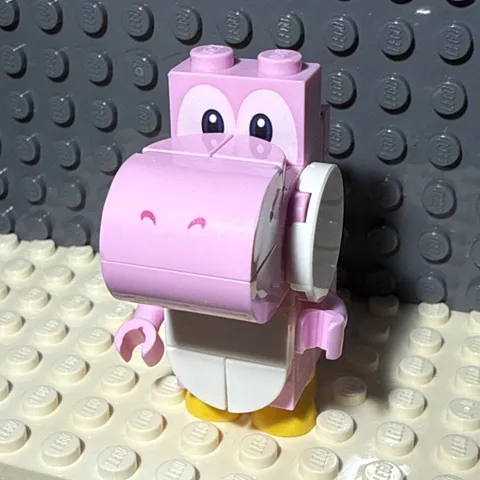 Lego Yoshi Minifigure Pink Super Mario 71428 Used Good Condition mar0143 #20