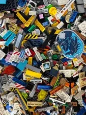 LEGO® Tiles 100g Tiles Printed Colourful Mixed Bundle -150 to 200 Pieces