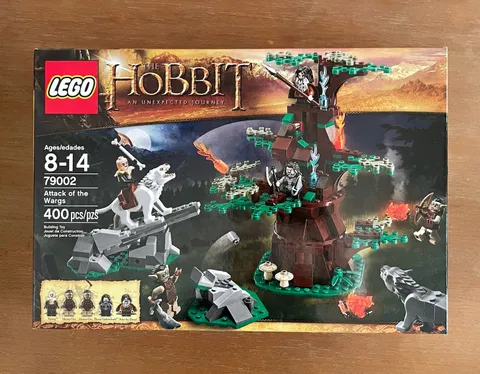 LEGO The Hobbit Attack of the Wargs 79002 400pcs Box Ages 8-14 2012