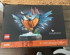 LEGO Icons Kingfisher Bird 10331 Botanical Collection 834pcs 18+ Stand