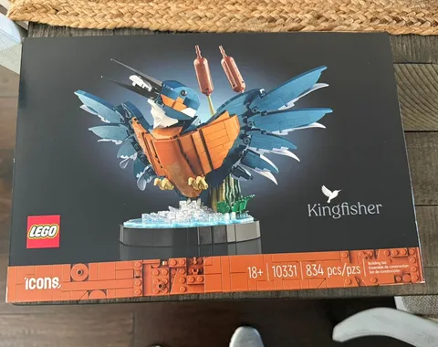 LEGO Icons Kingfisher Bird 10331 Botanical Collection 834pcs 18+ Stand