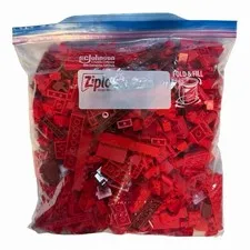 Lego Red Pieces Used