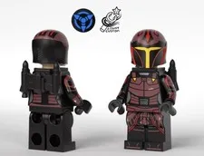 LEGO Star Wars Light Custom LC Rook Kast Mandalorian Custom Minifigure
