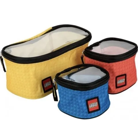 LEGO STORAGE ORGANIZER CUBES NEW Tag 3PIECE SET Multicolor soft fabric With Zip
