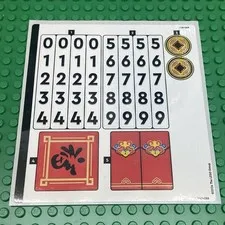 LEGO Sticker Sheet for Set 40678 Festival Calendar New Authentic Decals