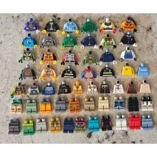 Lego Minifigure Torsos and Legs Assortment appx 56 pieces