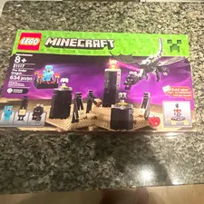 LEGO Minecraft The Ender Dragon 21117 Complete Set 634pcs Box Light Brick 8+