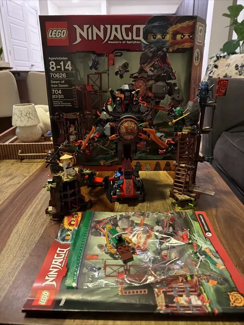 LEGO NINJAGO: Dawn of Iron Doom (70626) 100% Complete W/ Minifigs Manual & Box