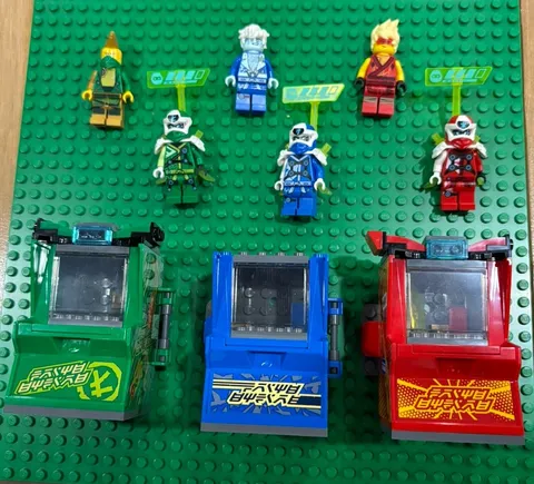 LEGO Ninjago Avatar Arcade Pods: 71714 Kai, 71715 Jay, 71716 Lloyd