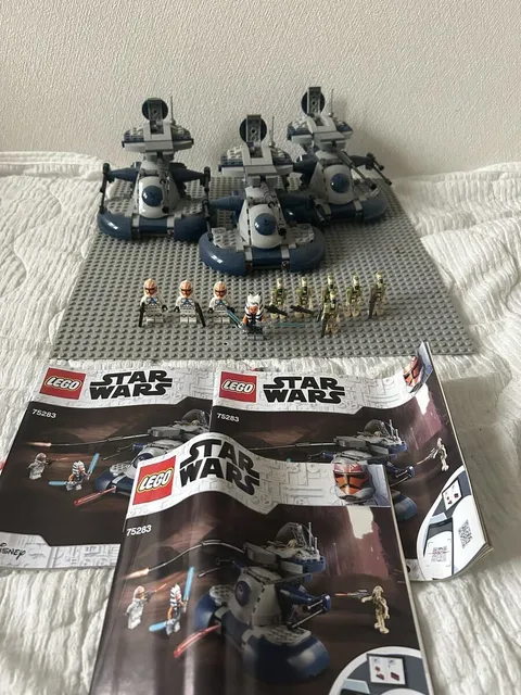 LEGO 75283 Star Wars Armored Assault Tank AAT 3 Sets Minifigs and Manuals Includ