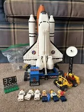 LEGO City Spaceport 60080 Space Shuttle 99% Complete With Minifigures