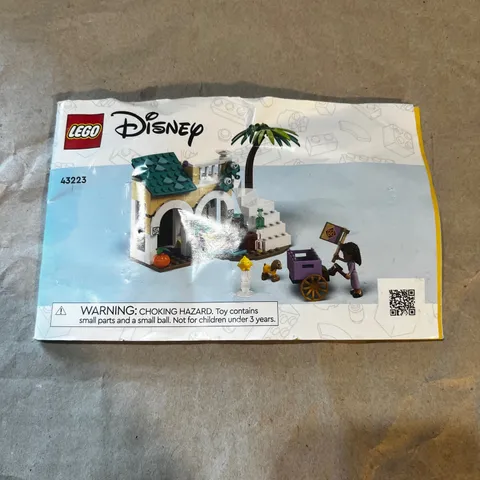 LEGO 43223 Disney Wish Asha in the City of Rosas Instruction Manual Only