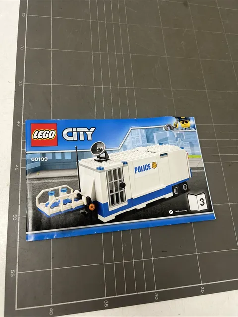 VINTAGE TOY LEGO MANUAL INSTRUCTIONS BOOKLET ART CITY 60139